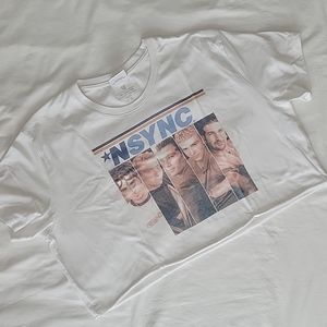 Vintage Y2K NSYNC Crop Top